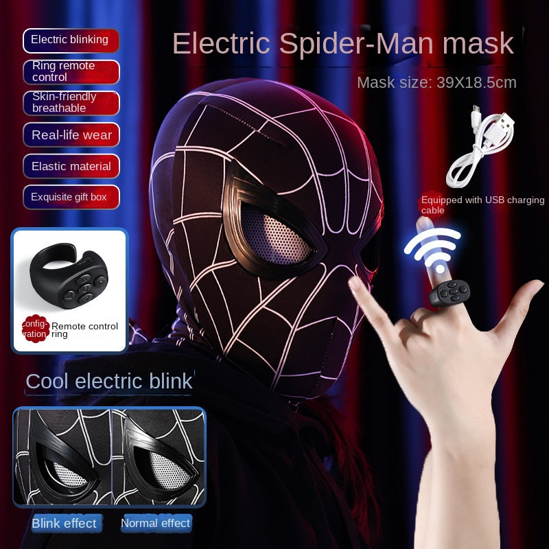 Mascara Spiderman Venom - Ojos movibles con control