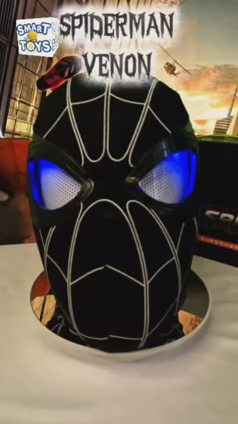 Mascara Spiderman Venom - Ojos movibles con control